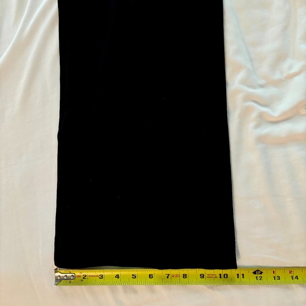 Zara Black High Rise Pull On Wide Leg Pants with Belt, XL - Picture 5 of 8